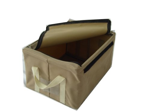STORAGE BOX + HANDLE - STONE/CREAM