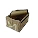 STORAGE BOX + HANDLE - STONE/CREAM