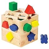 Imaginarium Wooden Shape Sorting Cube