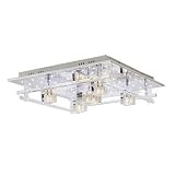 Leuchten Direkt 50365-17 Deckenleuchte, 5 x G4 / 20 W, chrom