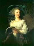 12X16 inch Louise Lebrun Portrait Canvas Art Repro NR