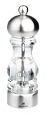 Peugeot Senlis Stainless Steel & Acrylic Salt Mill