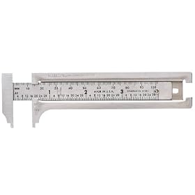 General Tools 132ME 3-Inch English and Metric Pocket Sliding Bar Caliper by General Tools