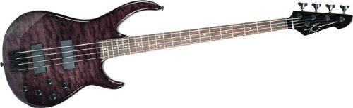 Peavey Millennium 4 String Electric Bass with Active Electronics, Transparent Black