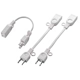 ELECOM 電源延長コード 3本セット T-AD1WHX3