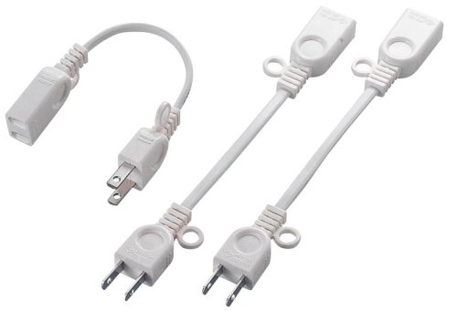 ELECOM 電源延長コード 3本セット T-AD1WHX3 ELECOM 電源延長コード 3本セット T-AD1WHX3