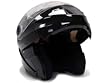 BLACK DUAL VISOR MODULAR MOTORCYCLE FLIP UP HELMET ~L (DP999-L-K)