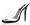 Honey-01 Pleaser USA Clear and Black Size: 6