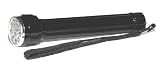 Keystone 12BK 12-LED Bright Aluminum Flashlight with Batteries, Black