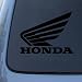 HONDA - Vinyl Car Decal Sticker #1890 | Vinyl Color: Black