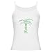 Word Up Green Punta Cana Palm Tree Jr. Spaghetti T Beach Jr. Spaghetti Tank by CafePress