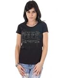 Pepe Jeans T-shirt Pepe Jeans London Noir Strass