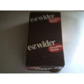 E-z Wider Double Wide Rolling Papers Retail Box Ezwider - 24 Packets Per Box and Each Packet Has 24 Leaves - 576 Total Leaves/sheets/papers