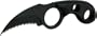 Raptor Claw Holster Knife & Neck Chain (Solid Black)