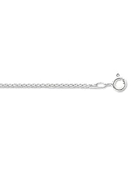 Sterling silver diamond cut wheat necklace 1.4mm, 18 inch