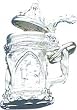 Sterling Silver Beer Stein Charm