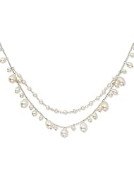 Sterling Silver Freshwater Cultured Pearl 16in Necklace. Metal Wt- 8.47g