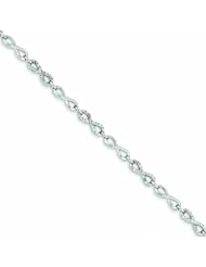 Genuine 14K White Gold White Gold Diamond Bracelet 10 Grams Of Gold 100% Satisfaction Guaranteed.
