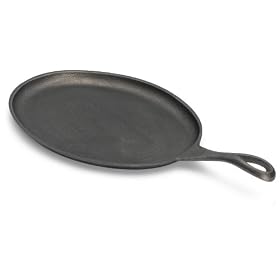 Tomlinson Jumbo Oval Serving Skillet, With Handle