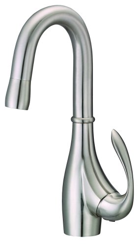 Danze D155046SS Bellefleur Single-Handle Bar Faucet, Stainless Steel