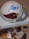 Chris Beanie Wells Autographed Arizona Cardinals Mini Helmet Picture of Chris, Ohio State Buckeyes