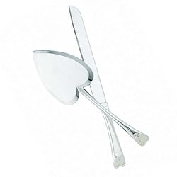 Weddingstar Heart Silver Plated Cake Serving Set