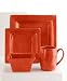 Tabletops Unlimited "Espana" 16-Piece Square Dinnerware Set Pine
