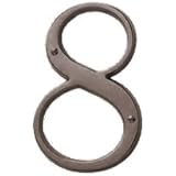Baldwin 90678.112.CD Solid Brass House Number 8, Venetian Bronze