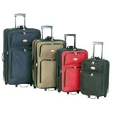 4 Piece Rolling Luggage Set