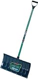 Garant APP21KDRU Alpine 21-Inch Poly Blade With Steel Wear Strip Snow Pusher Stained Ash Handle, Yellow