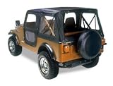 Bestop Replace A Top -51118-01- Color: Black/ incl. Door Skins / Clear Windows / Fits: 76-86 Jeep CJ7