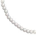 14k Gold 7.5-8mm White Akoya Saltwater Cultured Pearl Necklace