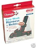 Clippasafe Easy Wash Harness -Navy/Red