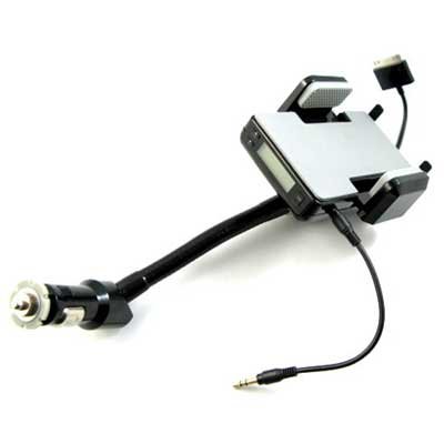 LUPO LUPO APPLE IPHONE FM TRANSMITTER, CHARGER & FULL HANDS-FREE CAR KIT FOR APPLE IPHONE, 3G IPHONE & IPOD PLAYERS