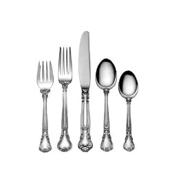 Gorham Chantilly 5-Piece Sterling Flatware Place Set, Service for 1