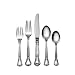 Gorham Chantilly 5-Piece Sterling Flatware Place Set, Service for 1