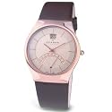 Skagen 668XLRLZD Herrenarmbanduhr Slimline Leder