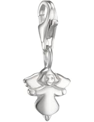 VINANI brand Germany 925 Sterling Silver Charm Pendant Angel small matte shiny HGN