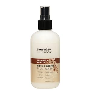 31VOWKXa3gL. SL500 AA300  Everyday Isle of Dogs Silky Coating Dog Brush Spray, Jasmine Vanilla for Yorkies, Poodles and Tangle Prone Hair, 8.4oz