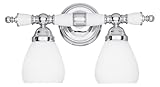 World Imports Lighting 8012-08 Chloe 2-Light Bath Light, Chrome
