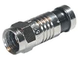 CABLES TO GO RG59 COMPRESSION F-TYPE CONNECTOR W/ O-RING 10PK Color Chrome Easy Installation