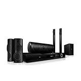 Philips - 5.1Ch 1000W Blu-ray HTiB, HTS3251B + Wireless Rear, Tower Speaker Stands - Black