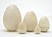 Golden Cockerel Made in Russia Blank Wooden Nesting Eggs 5pc./4â€ Unpainted Ready to Paint Matryoshka Russian Eggs 100% Guaranteed!