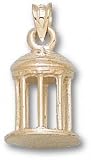 North Carolina Tar Heels Solid 10K Gold Old Well 3-D Pendant