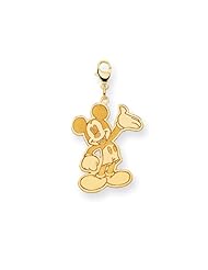 Disney Waving Mickey Lobster Clasp Charm