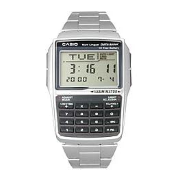 Casio #DBC32D-1A Men's 25 Memory Metal Banc Calculator Watch