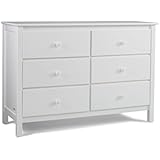 Fisher-Price 6 Drawer Double Dresser, Snow White