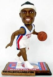 Detroit Pistons Richard Hamilton Ticket Base Forever Collectibles Bobble Head - Basketball Sports Merchandise