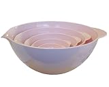 Calypso Basics 5-Piece Mixing Bowl Set, Pink