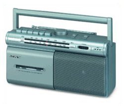 Childrens Toyshop  Electronics : Sony CFM-20S FM/AM Mono Radio Cassette Player - Silver